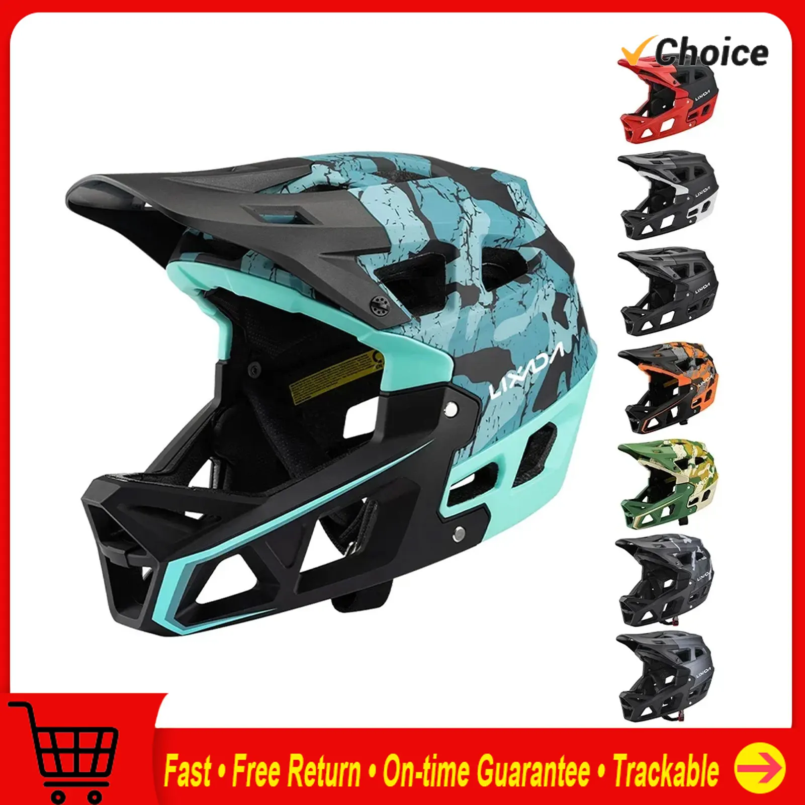 Cycling Gear Helmet - Mountain Bike Safety Cycling Gear Full