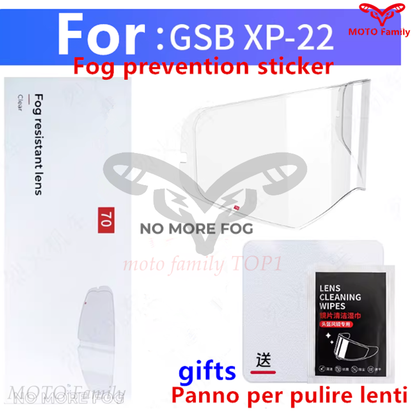 Cycling Gear Helmet - GSB XP-22 Helmet Special Lens Anti-Fog