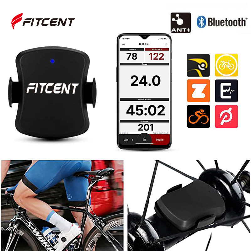 Cycling Zwift - Wireless Bike Cadence Sensor Bluetooth ANT+