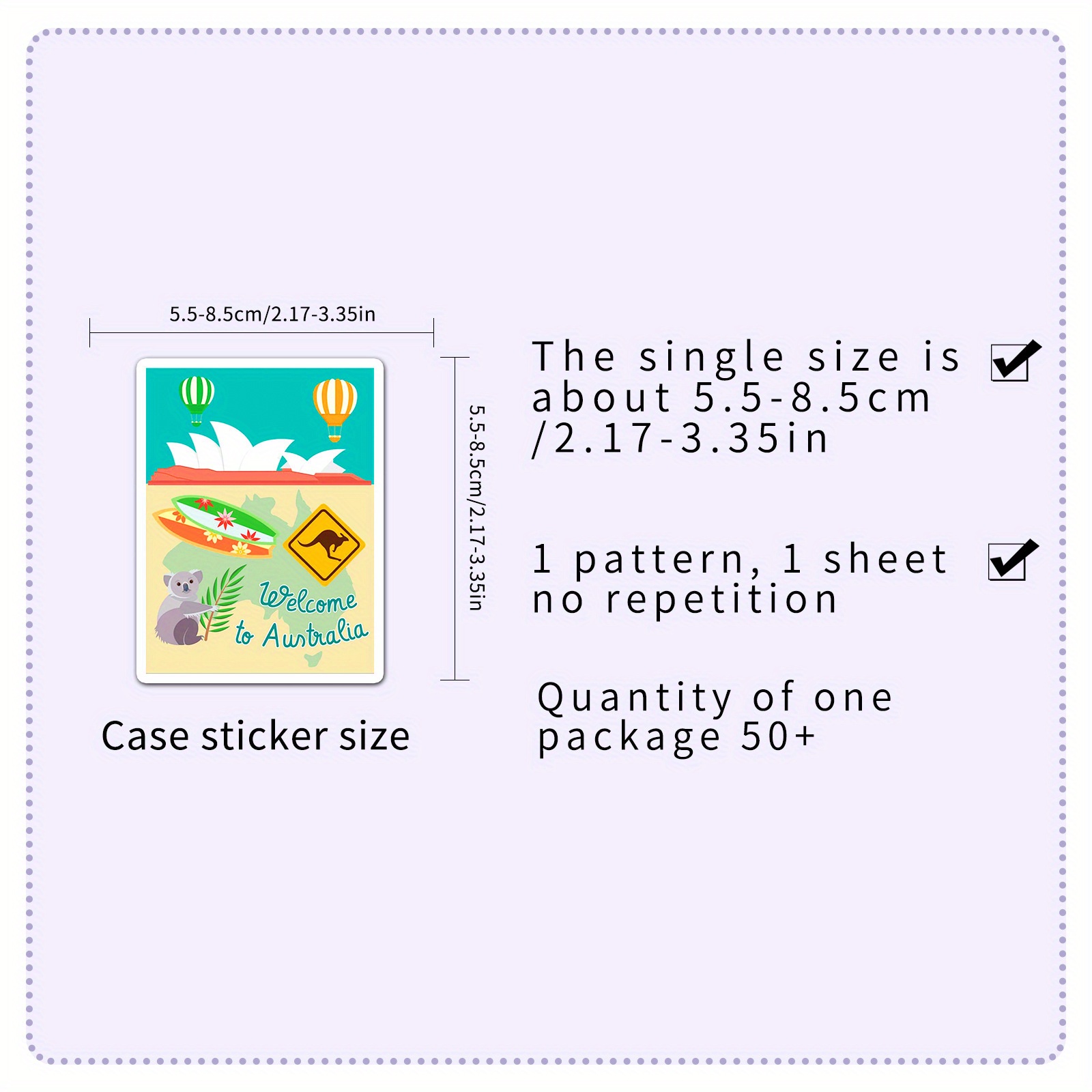 50PCS Australia Series Decals  - Cycling Gear Australia avis et prix