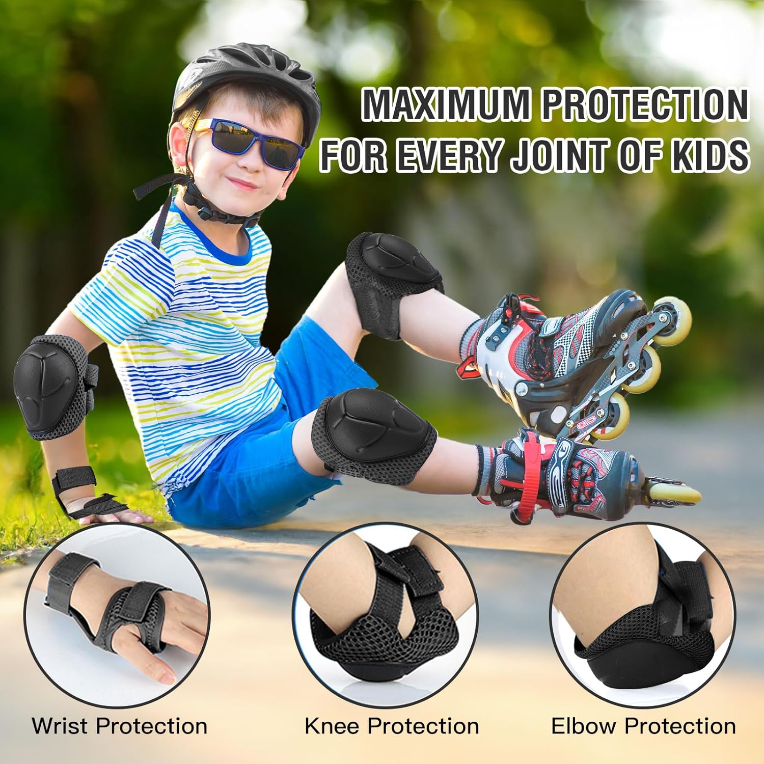 6PCS Kids Protective Gear Set  - Cycling Gear Of The Year avis et prix