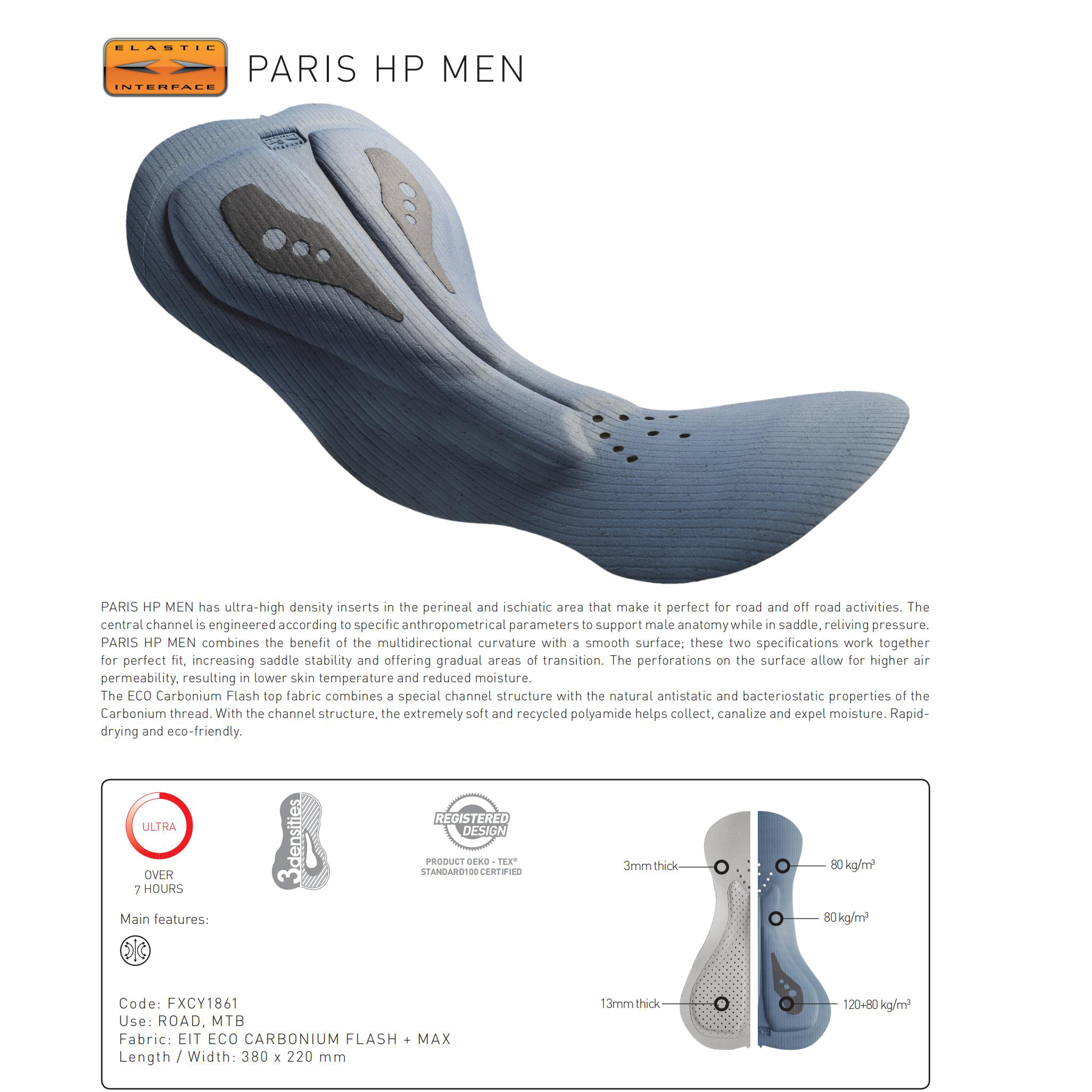 YKYW Elastic Interface Padded  - Ykyw Cycling Gear avis et prix