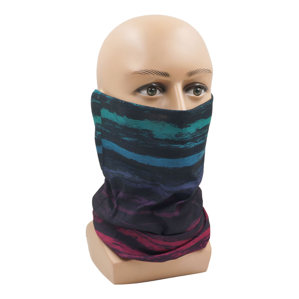 Tie-Dye Stripes Pattern Neckch - Cycling Gear For Women avis et prix
