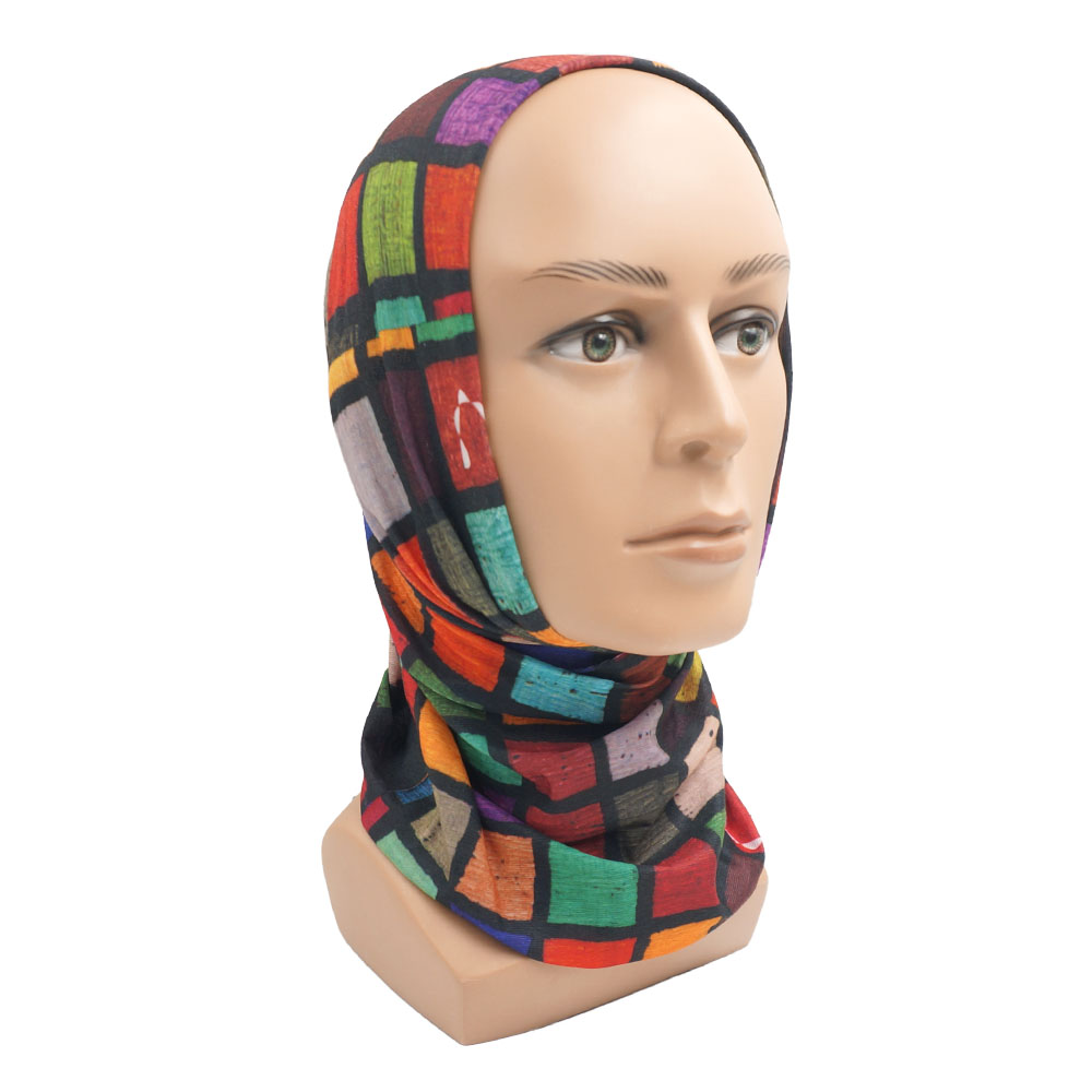 Geometric Plaid Printed Bandan - Cycling Gear For Women avis et prix