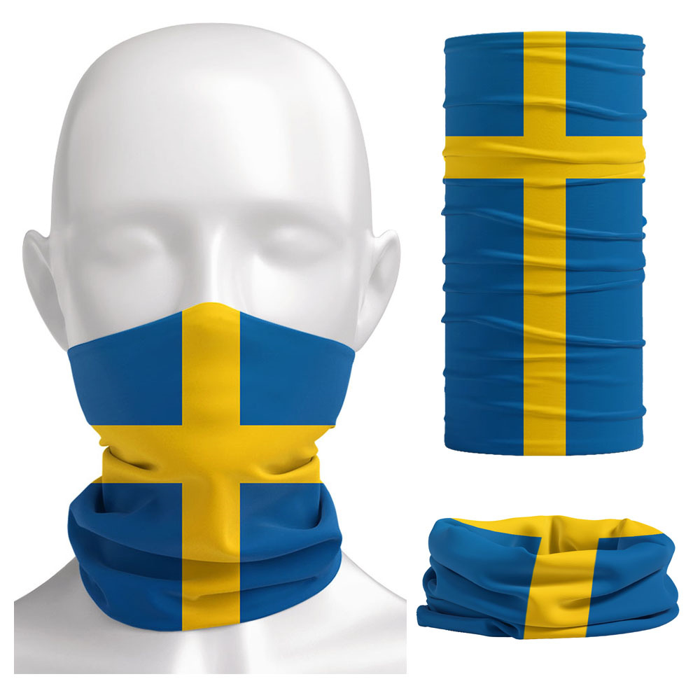 Sweden Flag Printed Bandana He - Cycling Gear For Women avis et prix
