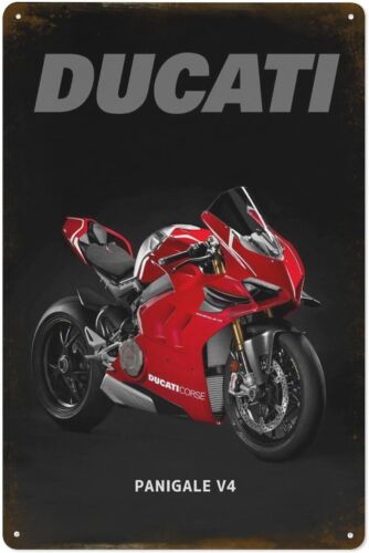Panigale V4 Bike Metal Tin Sig - Vintage Cycling Gear avis et prix