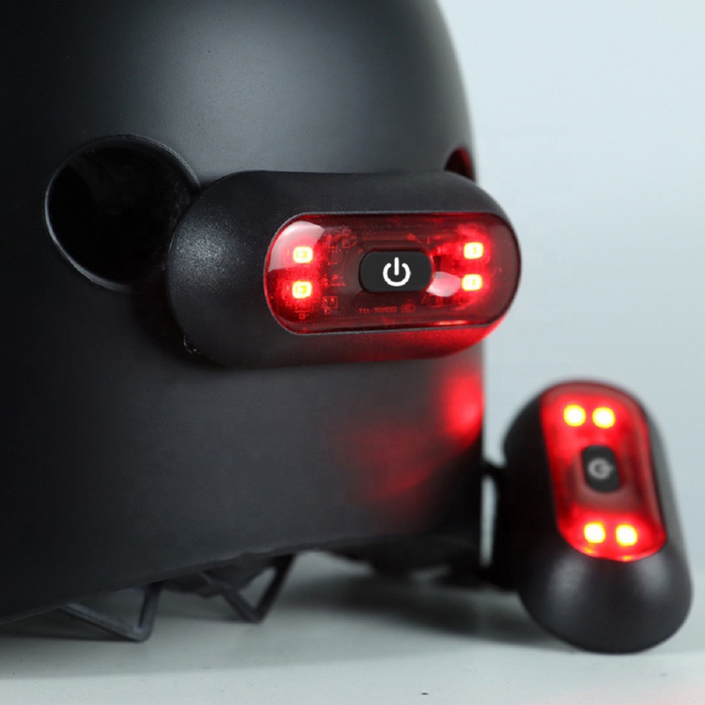 4 Lamp Beads Bicycle Helmet Le - Cycling Gear And Accessories avis et prix