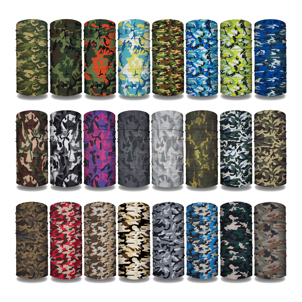CM01-CM33 Camo Printed Bandana - Cycling Gear For Women avis et prix