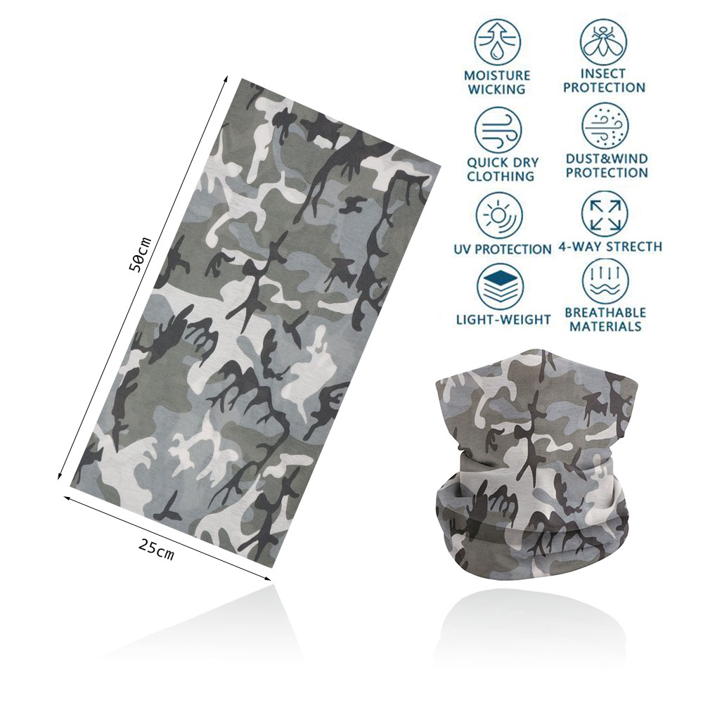 CM01-CM33 Camo Printed Bandana - Cycling Gear For Women avis et prix