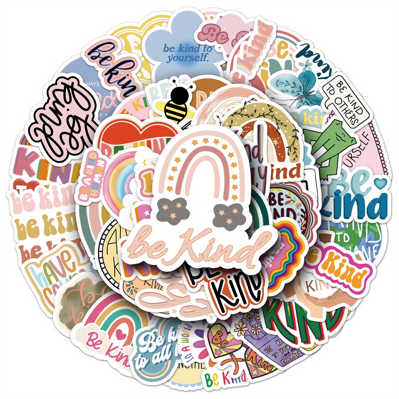 50pcs Friendly Mentality Decal - Cycling Gear Helmet avis et prix