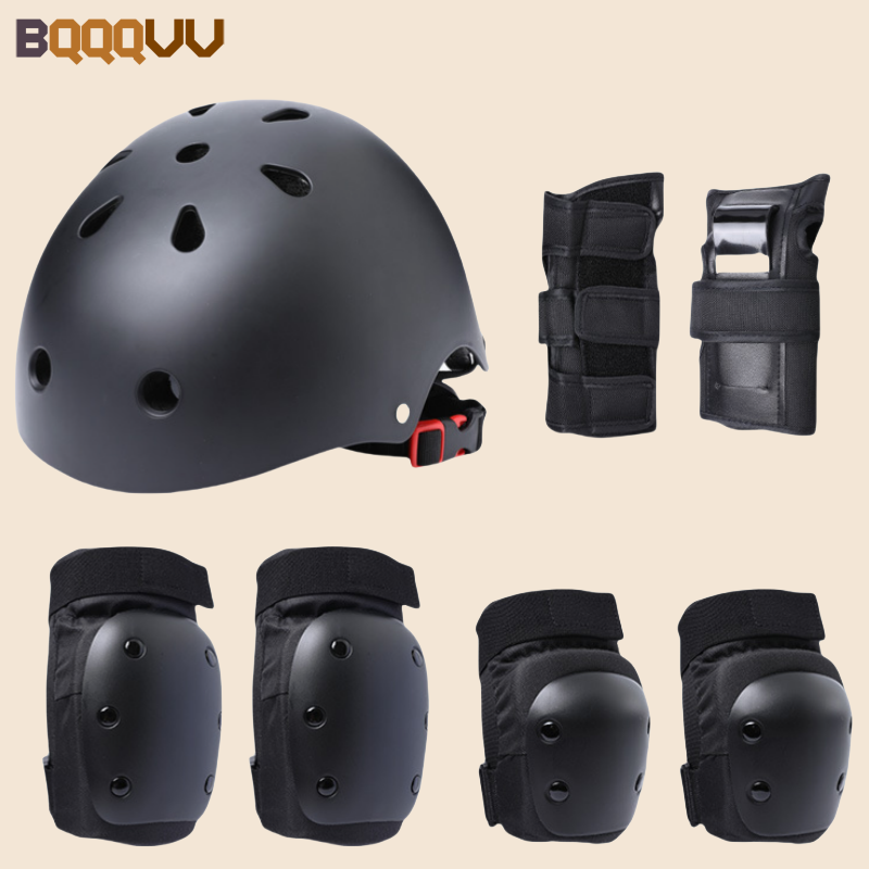 7PCS/Set Teens Adult Knee Pads - Cycling Gear Helmet avis et prix