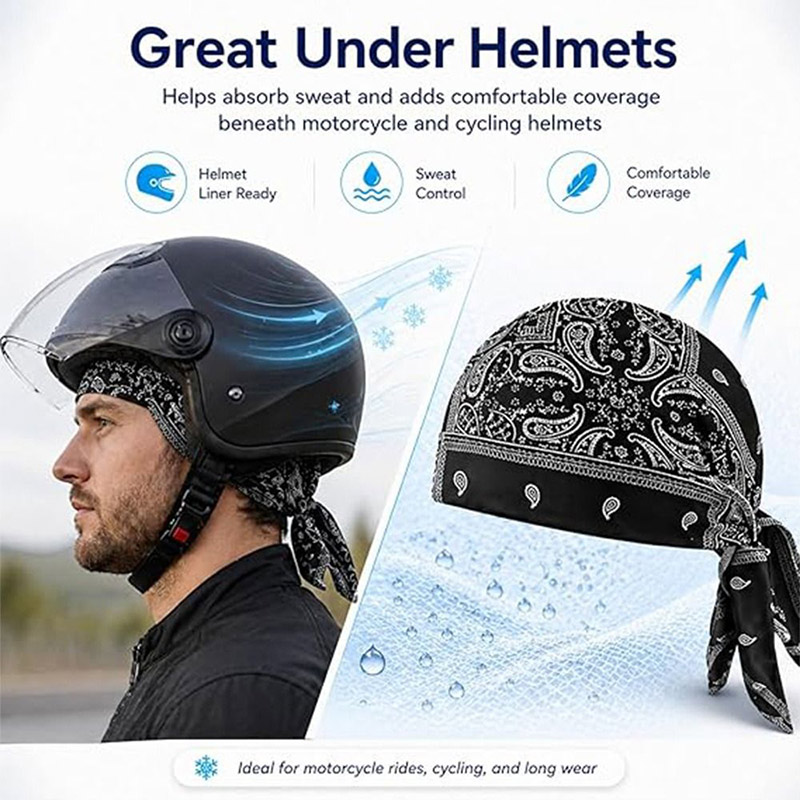Paisley Print Pirate Head Wrap - Cycling Gear And Accessories avis et prix
