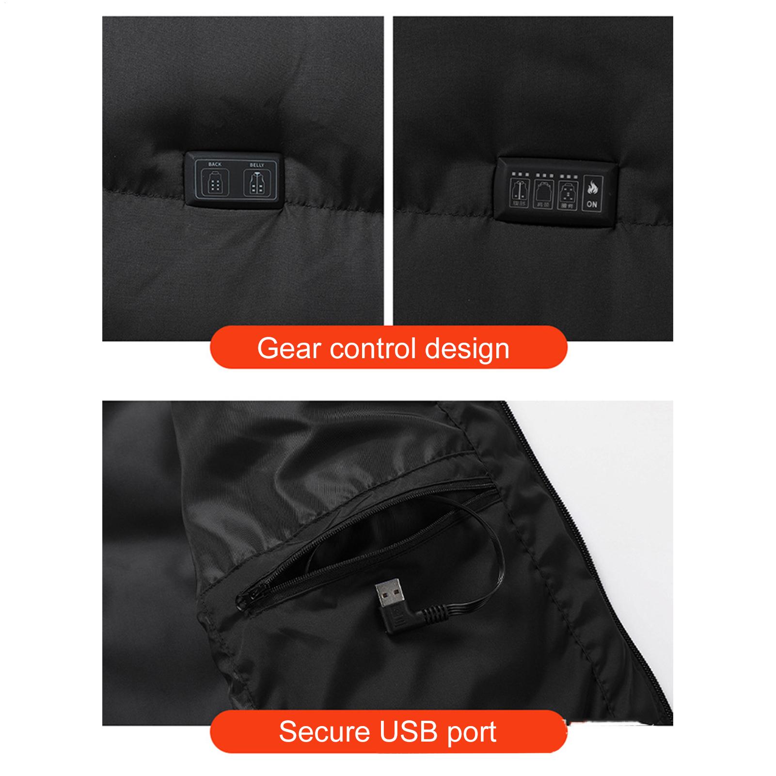 Winter Heated Vest Warm USB El - Cycling Gear Must Haves avis et prix