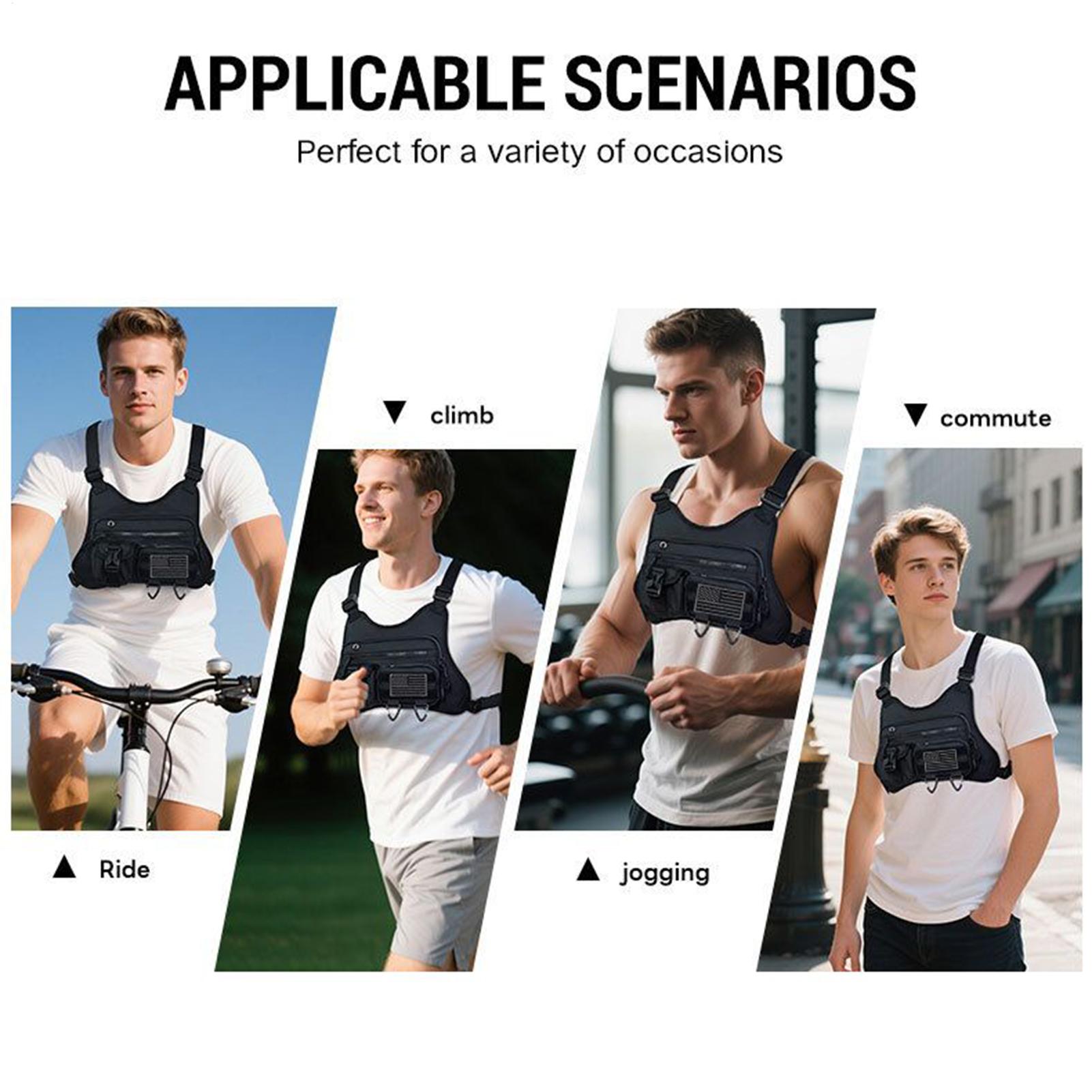 Running Chest Bag Running Vest - Cycling Gear Holder avis et prix
