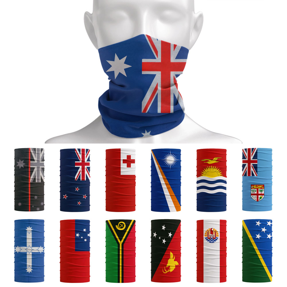 Australia New Zealand Flag Pat - Cycling Gear Australia avis et prix