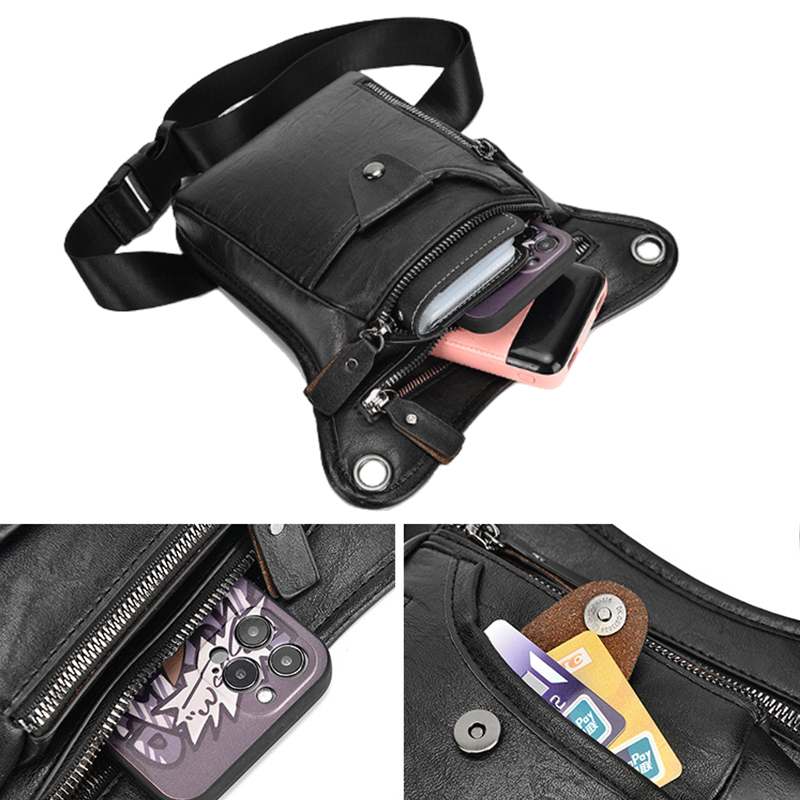 Vintage Pu Leather Waist Pack  - Vintage Cycling Gear avis et prix