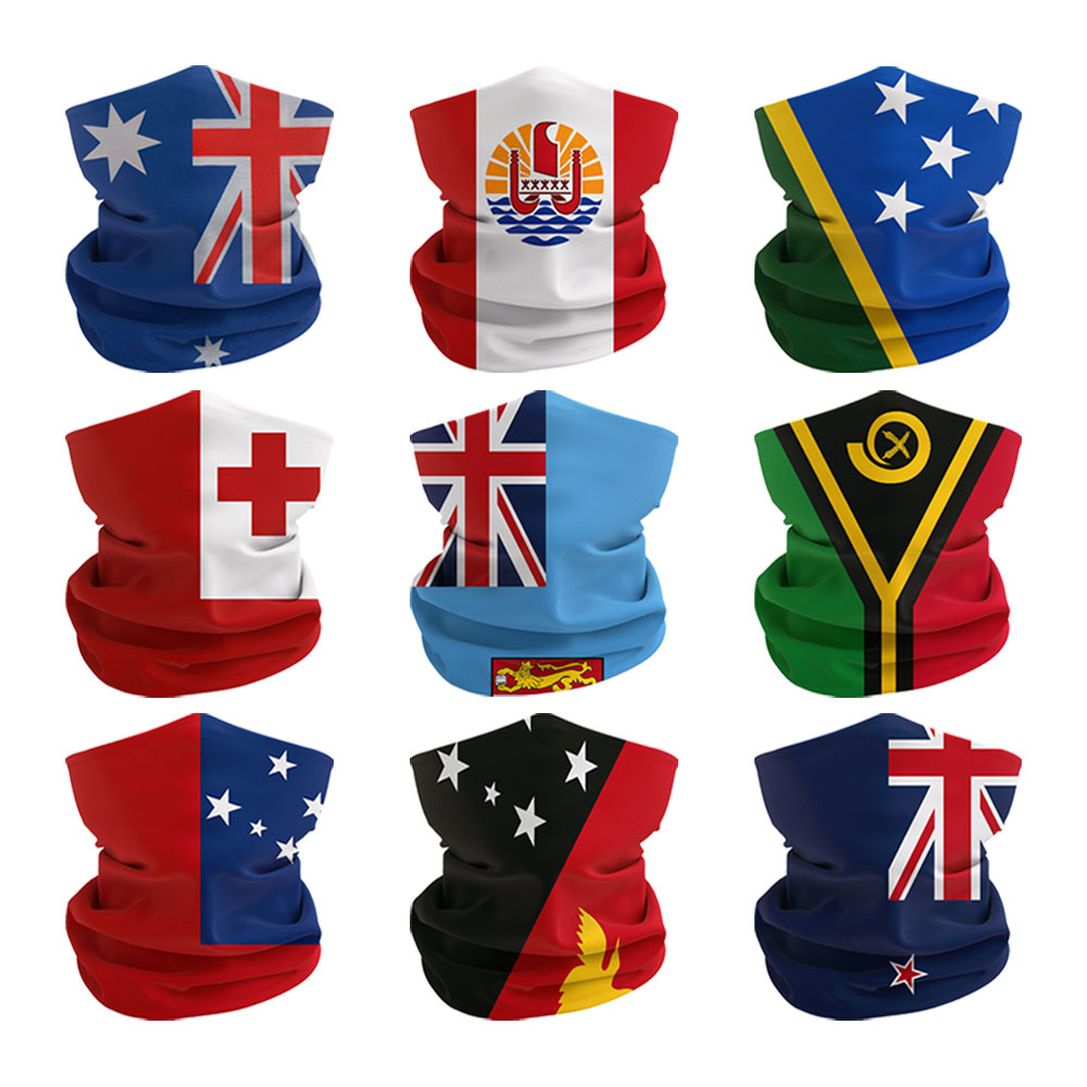 Oceania National Flags Face Ba - Cycling Gear Australia avis et prix